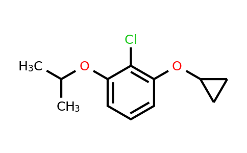 CAS 1243462-95-4 | 2-Chloro-1-cyclopropoxy-3-isopropoxybenzene
