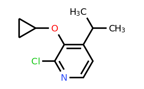 CAS 1243462-96-5 | 2-Chloro-3-cyclopropoxy-4-(propan-2-YL)pyridine