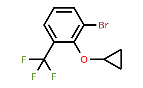 CAS 1243462-97-6 | 1-Bromo-2-cyclopropoxy-3-(trifluoromethyl)benzene