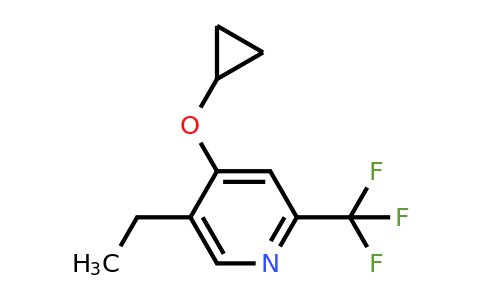CAS 1243462-98-7 | 4-Cyclopropoxy-5-ethyl-2-(trifluoromethyl)pyridine