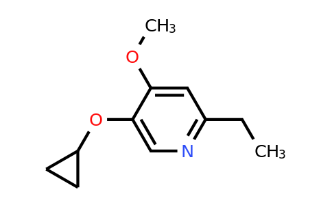 CAS 1243462-99-8 | 5-Cyclopropoxy-2-ethyl-4-methoxypyridine