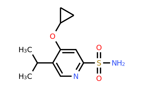 CAS 1243463-01-5 | 4-Cyclopropoxy-5-isopropylpyridine-2-sulfonamide