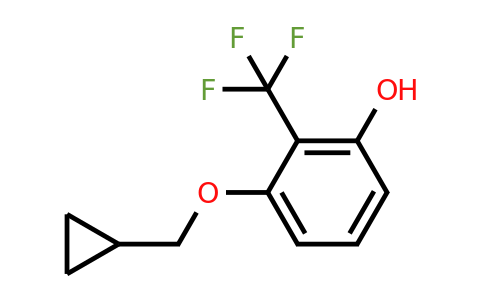 CAS 1243463-02-6 | 3-(Cyclopropylmethoxy)-2-(trifluoromethyl)phenol