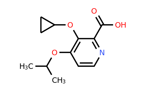 CAS 1243463-06-0 | 3-Cyclopropoxy-4-isopropoxypicolinic acid