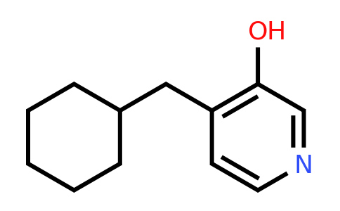 CAS 1243463-10-6 | 4-(Cyclohexylmethyl)pyridin-3-ol