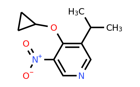 CAS 1243463-12-8 | 4-Cyclopropoxy-3-isopropyl-5-nitropyridine