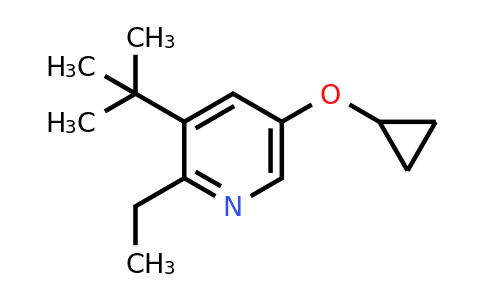 CAS 1243463-13-9 | 3-Tert-butyl-5-cyclopropoxy-2-ethylpyridine