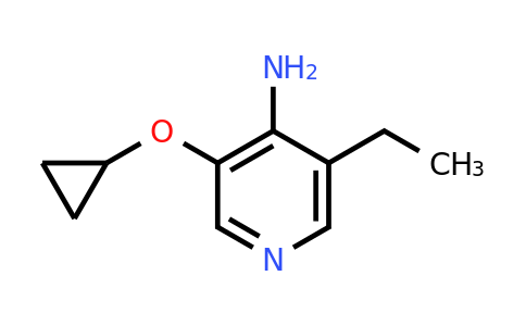 CAS 1243463-15-1 | 3-Cyclopropoxy-5-ethylpyridin-4-amine