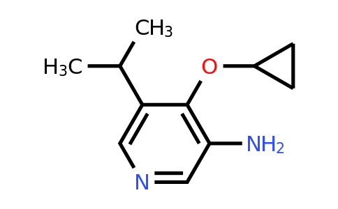 CAS 1243463-21-9 | 4-Cyclopropoxy-5-(propan-2-YL)pyridin-3-amine