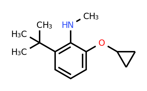 CAS 1243463-24-2 | 2-Tert-butyl-6-cyclopropoxy-N-methylaniline