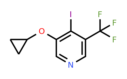 CAS 1243463-25-3 | 3-Cyclopropoxy-4-iodo-5-(trifluoromethyl)pyridine