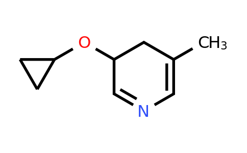 CAS 1243463-28-6 | 3-Cyclopropoxy-5-methyl-3,4-dihydropyridine