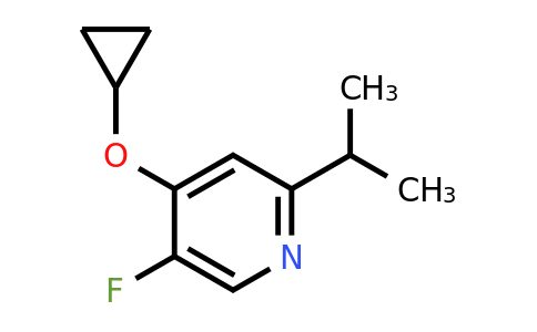CAS 1243463-29-7 | 4-Cyclopropoxy-5-fluoro-2-(propan-2-YL)pyridine