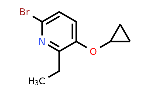 CAS 1243463-32-2 | 6-Bromo-3-cyclopropoxy-2-ethylpyridine