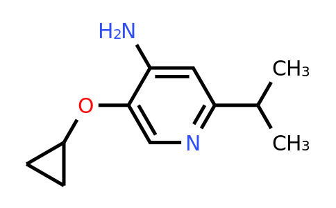 CAS 1243463-35-5 | 5-Cyclopropoxy-2-(propan-2-YL)pyridin-4-amine