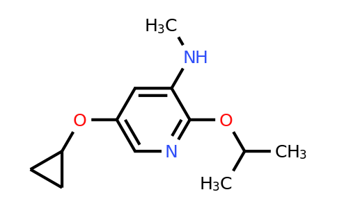 CAS 1243463-36-6 | 5-Cyclopropoxy-2-isopropoxy-N-methylpyridin-3-amine