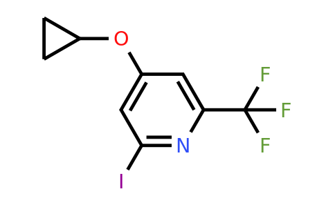 CAS 1243463-37-7 | 4-Cyclopropoxy-2-iodo-6-(trifluoromethyl)pyridine