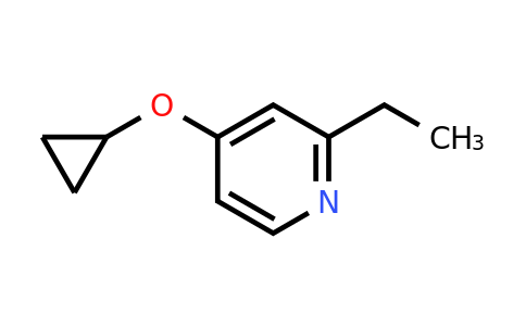 CAS 1243463-38-8 | 4-Cyclopropoxy-2-ethylpyridine