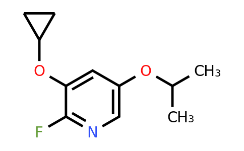 CAS 1243463-40-2 | 3-Cyclopropoxy-2-fluoro-5-isopropoxypyridine