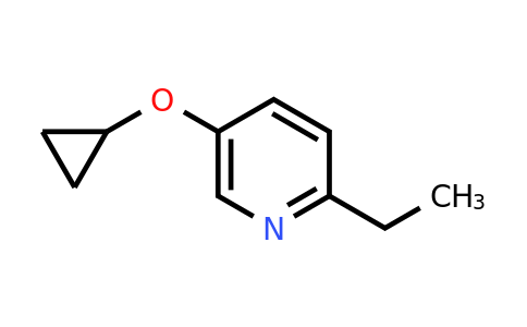 CAS 1243463-41-3 | 5-Cyclopropoxy-2-ethylpyridine
