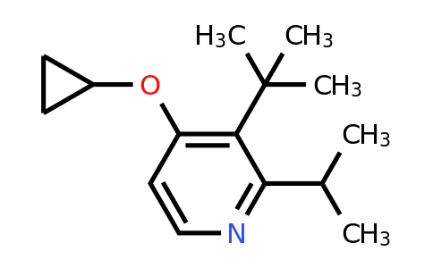 CAS 1243463-43-5 | 3-Tert-butyl-4-cyclopropoxy-2-isopropylpyridine