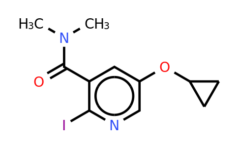CAS 1243463-44-6 | 5-Cyclopropoxy-2-iodo-N,n-dimethylnicotinamide