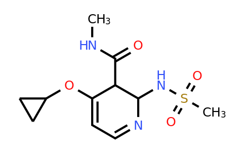 CAS 1243463-47-9 | 4-Cyclopropoxy-N-methyl-2-(methylsulfonamido)-2,3-dihydropyridine-3-carboxamide