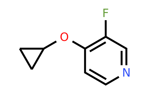 CAS 1243463-48-0 | 4-Cyclopropoxy-3-fluoropyridine