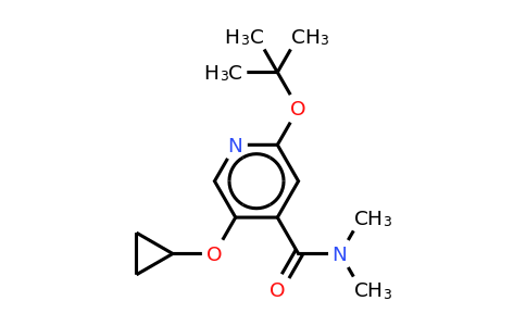 CAS 1243463-50-4 | 2-Tert-butoxy-5-cyclopropoxy-N,n-dimethylisonicotinamide