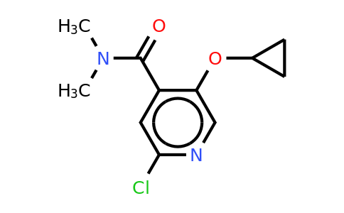 CAS 1243463-56-0 | 2-Chloro-5-cyclopropoxy-N,n-dimethylisonicotinamide