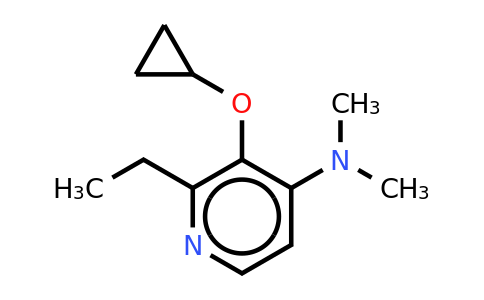 CAS 1243463-61-7 | 3-Cyclopropoxy-2-ethyl-N,n-dimethylpyridin-4-amine
