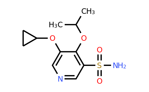CAS 1243463-62-8 | 5-Cyclopropoxy-4-isopropoxypyridine-3-sulfonamide
