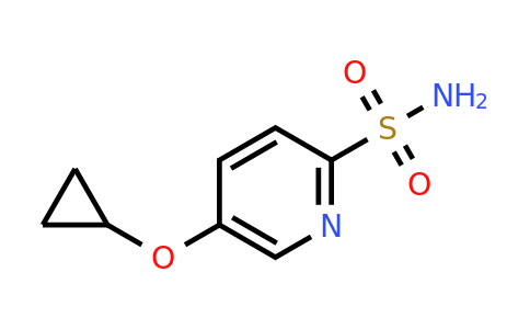 CAS 1243463-63-9 | 5-Cyclopropoxypyridine-2-sulfonamide