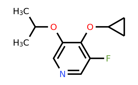 CAS 1243463-66-2 | 4-Cyclopropoxy-3-fluoro-5-isopropoxypyridine