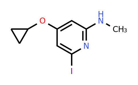 CAS 1243463-67-3 | 4-Cyclopropoxy-6-iodo-N-methylpyridin-2-amine