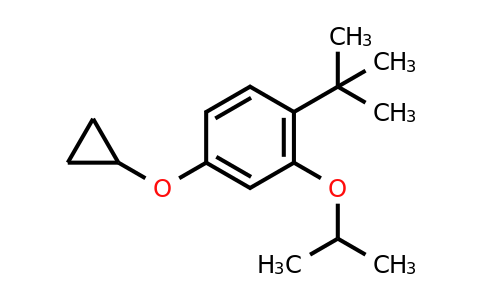CAS 1243463-68-4 | 1-Tert-butyl-4-cyclopropoxy-2-isopropoxybenzene