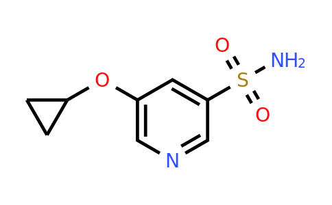 CAS 1243463-72-0 | 5-Cyclopropoxypyridine-3-sulfonamide