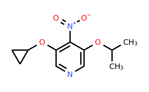 CAS 1243463-82-2 | 3-Cyclopropoxy-5-isopropoxy-4-nitropyridine