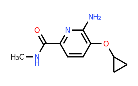 CAS 1243463-84-4 | 6-Amino-5-cyclopropoxy-N-methylpicolinamide