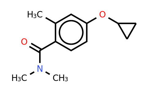 CAS 1243463-86-6 | 4-Cyclopropoxy-N,n,2-trimethylbenzamide