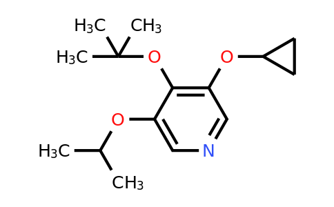 CAS 1243463-89-9 | 4-Tert-butoxy-3-cyclopropoxy-5-isopropoxypyridine
