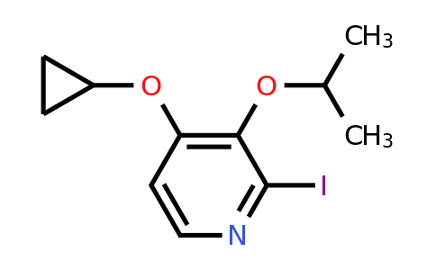 CAS 1243463-92-4 | 4-Cyclopropoxy-2-iodo-3-isopropoxypyridine
