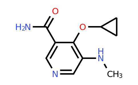 CAS 1243463-96-8 | 4-Cyclopropoxy-5-(methylamino)nicotinamide