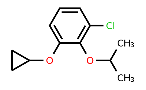 CAS 1243463-97-9 | 1-Chloro-3-cyclopropoxy-2-isopropoxybenzene
