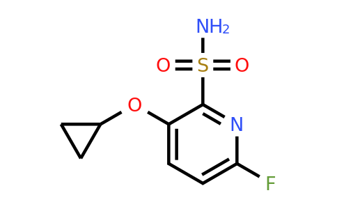 CAS 1243464-01-8 | 3-Cyclopropoxy-6-fluoropyridine-2-sulfonamide