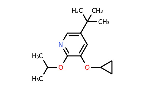CAS 1243464-03-0 | 5-Tert-butyl-3-cyclopropoxy-2-isopropoxypyridine