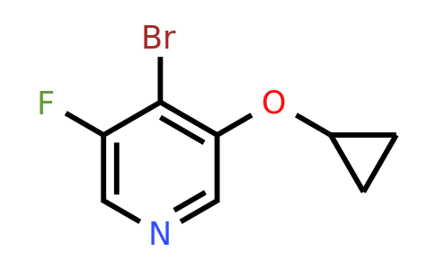 CAS 1243464-07-4 | 4-Bromo-3-cyclopropoxy-5-fluoropyridine