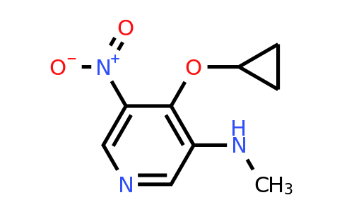 CAS 1243464-08-5 | 4-Cyclopropoxy-N-methyl-5-nitropyridin-3-amine