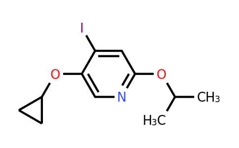 CAS 1243464-13-2 | 5-Cyclopropoxy-4-iodo-2-isopropoxypyridine
