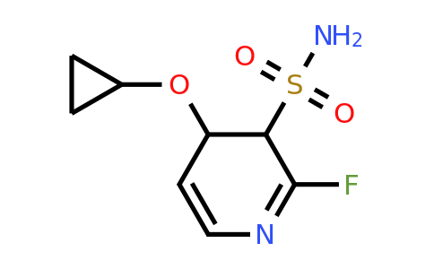 CAS 1243464-16-5 | 4-Cyclopropoxy-2-fluoro-3,4-dihydropyridine-3-sulfonamide